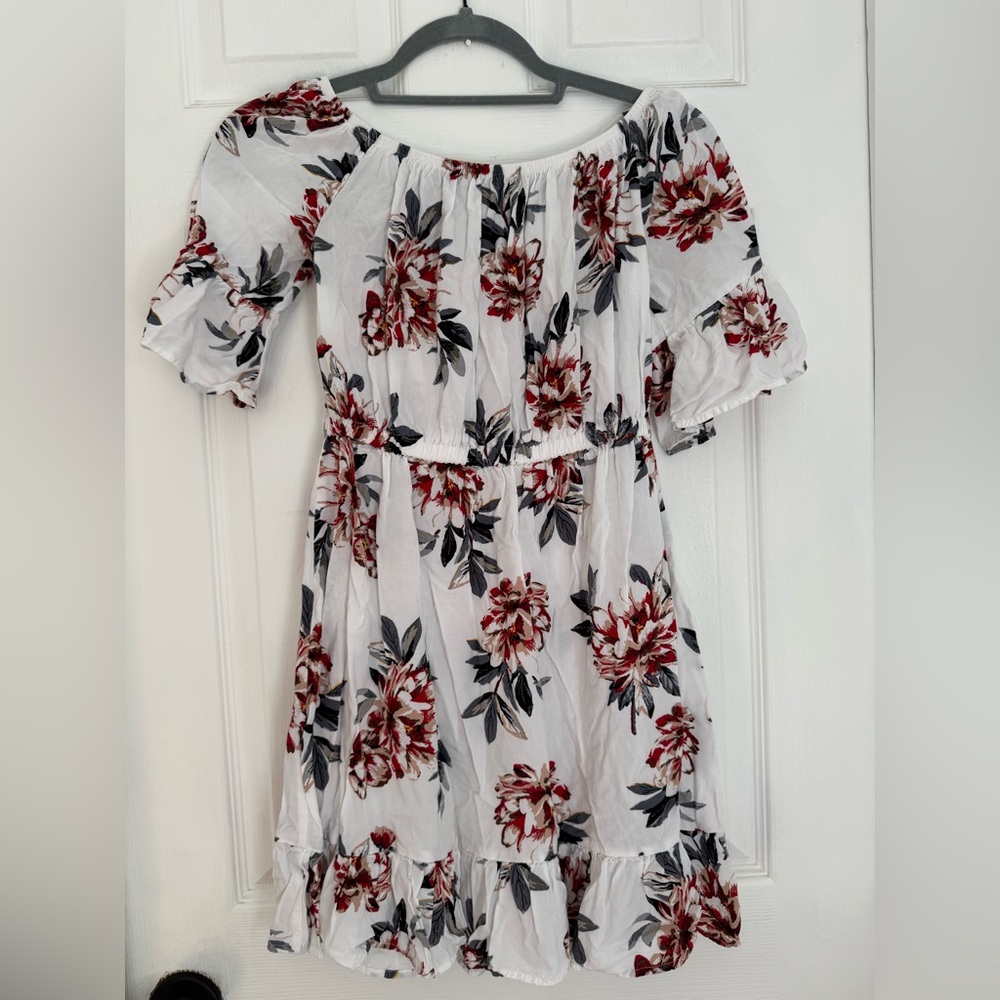 Floral Off-Shoulder Dress